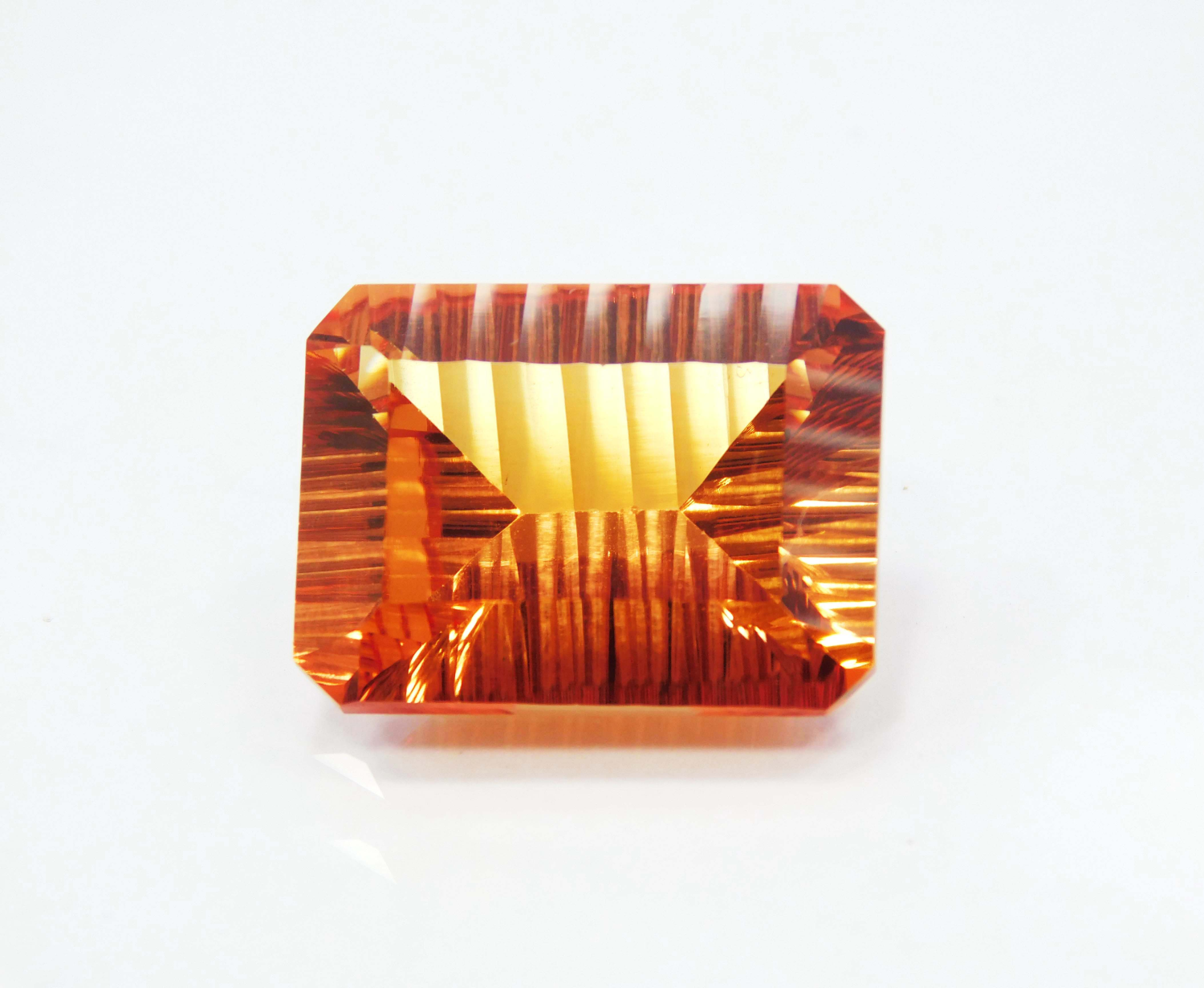 AAA Flawless Ceylon Orange Sapphire Loose Baguette Gemstone