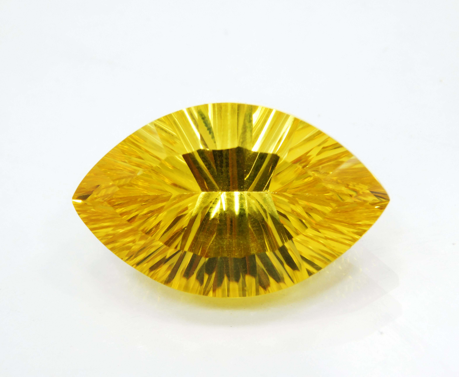 29.80 CT. Natural Citrine Marquise Shape Pair Concave Cut Loose Gemstone