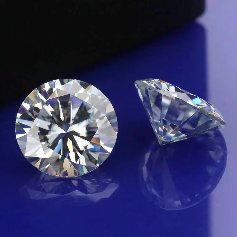 Moissanite 5ct Round GGA Certified